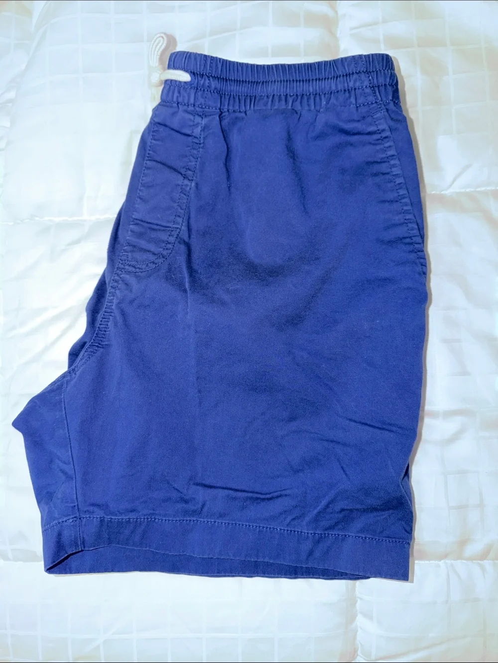 J. Crew Men's Royal Navy Drawstring Athletic Shorts